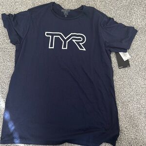 TYR Navy Blue Short Sleeve Tee